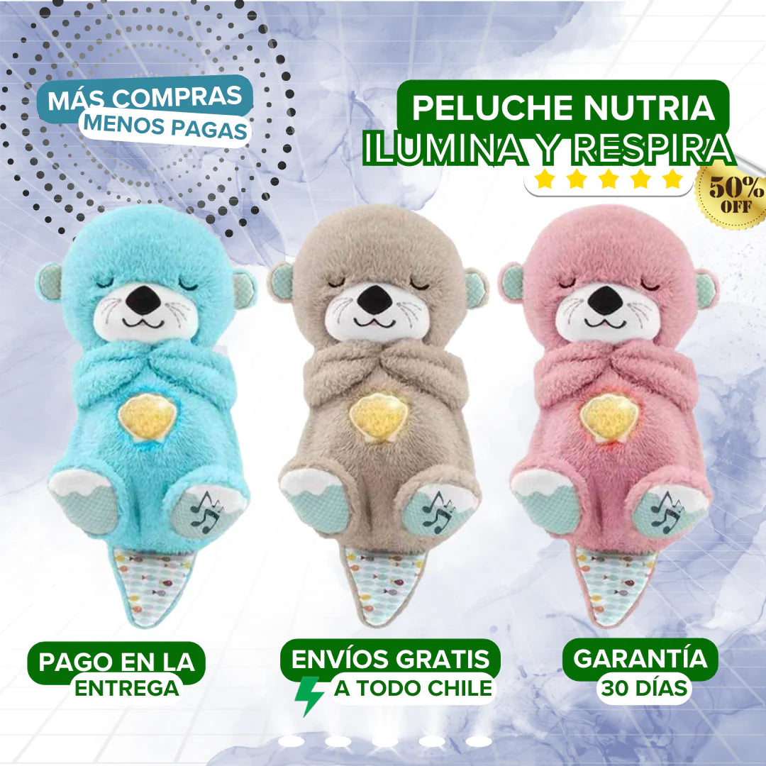 ¡Tu Compañera de Tranquilidad Te Espera! 🦦💖 Nutria de Peluche Calmante con Envío GRATIS 🚚✨